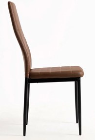 Pakiet 4 krzese Lauter ze sztucznej skóry