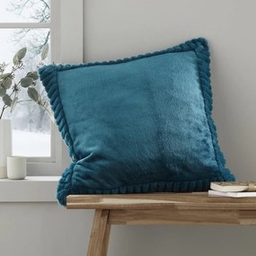 Poduszka dekoracyjna 55x55 cm Velvet and Faux Fur – Catherine Lansfield
