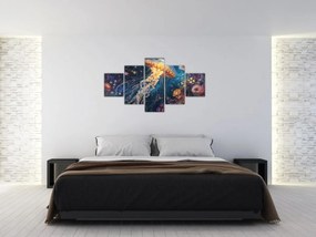 Obraz - Magiczna meduza (125x70 cm)