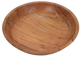 Miska z drewna akacji, 25 x 6 cm