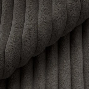 Ciemnoszary sztruksowy narożnik (lewostronny/w kształcie litery U) Justin – Ropez