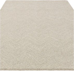Kremowy dywan z mieszanki wełny tkany ręcznie 160x230 cm Theodore Chevron – Asiatic Carpets