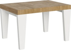 Stół rozkładany 90x130/234 cm Spimbo Mix Nature Dąb Blat - Nogi jesion biały