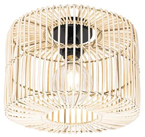Orientalna lampa sufitowa z rattanu - MaudKolonialny Oswietlenie wewnetrzne