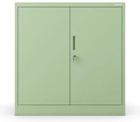 Szafka metalowa BEATA, 900 x 930 x 400 mm, Fresh Style: pastelowy zielony