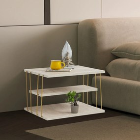 Stolik kawowy Lifon Gold Travertine