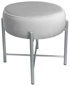 Taboret Pola noga metalowa szara MG39