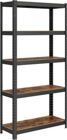 Metalowy regał z półkami 150 cm D1-W85