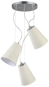 Kremowa lampa wisząca ø 46 cm Kasel – GTV