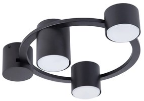 Lampa sufitowa Kodo Sigma Plafon Czarna – nowoczesne oświetlenie do niskich pomieszczeń