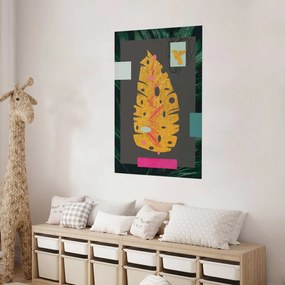 Plakat złotą liść 60x90 cm bez ramy bez marginesu ARTGEIST B