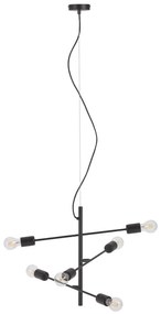Czarna lampa wisząca ø 55 cm Spica – Kave Home