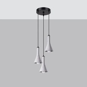 Lampa wisząca REA 3P betonowa