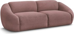 Różowa sztruksowa sofa 250 cm Tina – Bobochic Paris