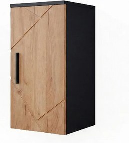 Szafka łazienkowa złoty dąb power/antracyt 30x24x59 irma