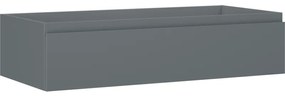 Mexen Orio szafka łazienkowa podumywalkowa 100 cm, 1 szuflada, grafit mat - 91A10-10023-1-BF66