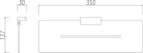 Półka łazienkowa BERNSTEIN DA603