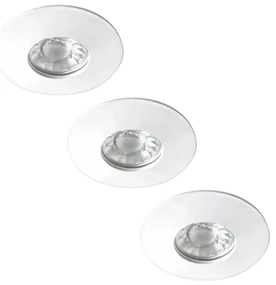 Rabalux 1078 - ZESTAW 3xLED Łazienkowa oprawa wpuszczana RANDY 3xLED/4W/230V