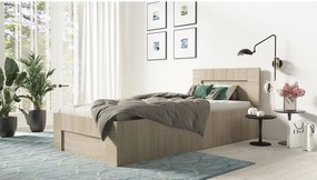 Łóżko 100cm x 200cm Otwierane z boku | SONOMA | Pojemnik + Stelaż