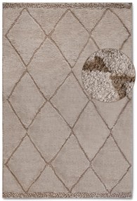 Dywan nowoczesny Gallery 3D  Romby beżowy 200 cm x 280 cm