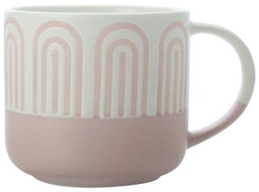 Różowy porcelanowy kubek 400 ml Arches – Maxwell &amp; Williams