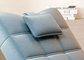 Nowoczesny szezlong Londi z poduszką chesterfield