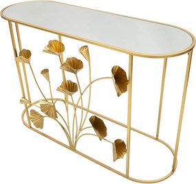 Konsola w kolorze złota 40x120 cm Flow – Mauro Ferretti