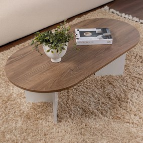 Stolik kawowy Sable Walnut White