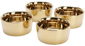 Złote miseczki na przekąski MIRAVO, 4 sztuki x Ø 8,5 cm