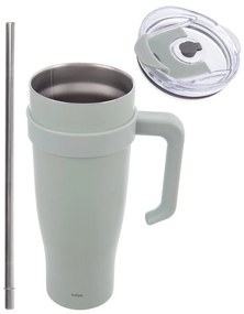 Szałwiowy kubek termiczny ze słomką 1,2 l Termo – Orion