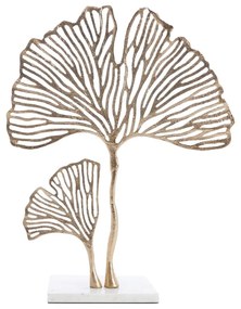 Metalowa figurka (wysokość 48 cm) Leaf – Light &amp; Living