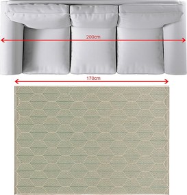 Dywan Cottage beige/spa blue 120x170cm