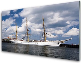 Panel Kuchenny Łódź Na Spokojnej Wodzie