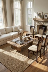 Krzesło drewniane w stylu ciemny klasycznym orzech N5-W34