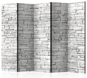 Parawan jednostronny Tła i desenie 225x172 cm 5-częściowy czarny ARTGEIST B