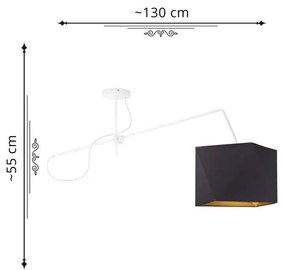 Lampa wisząca glamour regulowana - EX249-Buffali Ofdox 17X