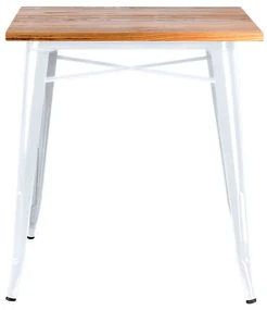 Torix Stó Kwadratowy Naturalne Drewno 70 cm