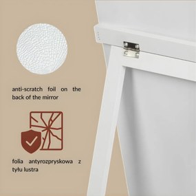 Lustro stojące HAVLYS, 127 x 37 cm