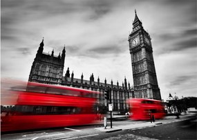 Obraz na szkle - Houses of Parliament w Londynie (70x50 cm)