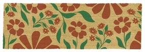 Wycieraczka z włókna kokosowego 40x120 cm Red &amp; Green Floral – Artsy Doormats