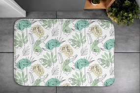 Dywanik antypoślizgowy do łazienki Dywanik antypoślizgowy do łazienki Rośliny