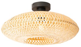 Orientalna lampa sufitowa bambusowa 40 cm - OstravaKolonialny Oswietlenie wewnetrzne