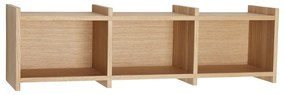 Wielopoziomowa półka w dekorze dębu 80 cm Focal – Hübsch