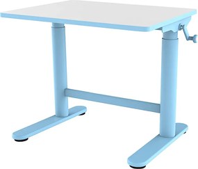 Niebieskie regulowane ergonomiczne biurko dla dzieci S0-B56