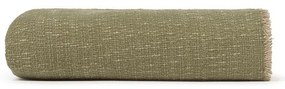 Bawełniany koc w kolorze khaki 130x180 cm Handloom – Lorena Canals
