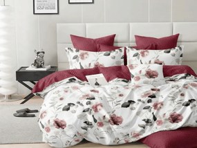 PrzytulneMieszkanie.pl PrzytulneMieszkanie.pl Dwustronna pościel DUO SENSE ROSALIA wzorzysta + poszewka na poduszkę 40x50 cm GRATIS Rozmiar pościeli: 70 x 90 cm | 140 x 200 cm