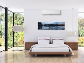 Obraz - Molo nad jeziorem (170x50 cm)