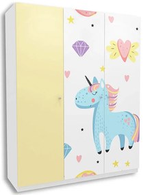Szafa dziecięca z jednorożcem D7-W68