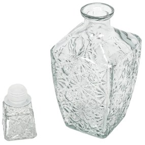 Karafka szklana z korkiem, 900 ml