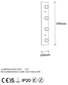 Kinkiet w kolorze złota Mirro – Opviq lights